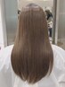 【縮毛矯正の合間ケアに】似合わせカット＋微還元ストレート
