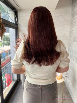 ジル アンク(Jill ankh) 《Jillankh 姫路駅前》ピンクブラウン　髪質改善　艶髪カラー