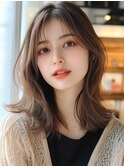 フェミニンロング/似合わせカット/ウェーブミディアム千葉津田沼