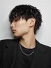 【マンツーマン】メンズカット＋骨格補正メンズパーマ＋韓国ケアダウンパーマ