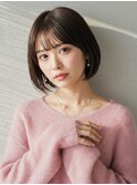 イメチェン/美髪/外ハネボブ/ワイドバング/髪質改善/縮毛矯正