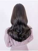 美髪韓国ヘアロング顔周りレイヤー_ba520063