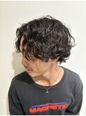 無造作ニュアンスツーブロック常田パーマ