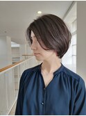 前髪長めショート/ショートカット/ショートヘア/20代/30代/40代