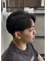 エッジ(EDGE)&nbsp;大分メンズ刈り上げセンターパートニュアンスパーマスタイル