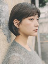 ガーデンヨコハマエスト(GARDEN YOKOHAMA est)&nbsp;ショート　ショートボブ　ハンサムショート　前髪　暗めカラー