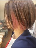 シルキーボブ/インナーカラー
