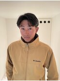 メンズカット/センターパート