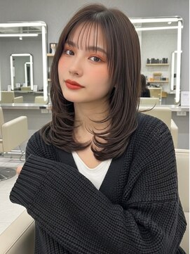 フュー 新小岩(few.) 新小岩/ロング/顔周り/レイヤーカット/ハイライト