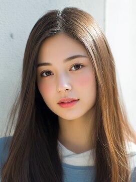 サロンドアイ(salon de i) ナチュラルロング × シアーブラウン