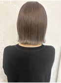 30代/40代/50代ミディアム/ショート/グレージュ
