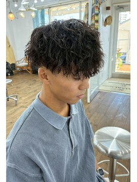 ツイストスパイラルパーマ20代30代40代メンズサロンパーマ