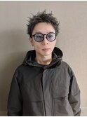 スパイキーショートハイライト秋冬トレンドヘア