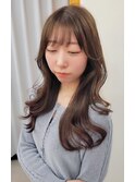 ロングレイヤー オリーブブラウン