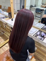 アプリバイリアン 浦和2号店(appri by Rien) ダブルカラーで作るワインレッド