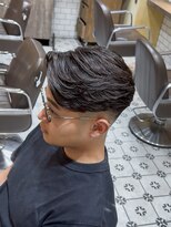 グルーマーズトウキョウ(GROOMER/S TOKYO) men's/メンズ/リバースセンターパート/ニュアンスパーマ/神保町