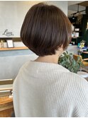 大人ショート　丸みショート　帯山美容室　長嶺美容室