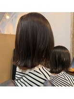 ヘアー サロン ハレ(Hair Salon Ha Le) 外はねミディアムボブ