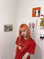 ヘアーズ マーブル(hairs MARBLE) pale orange
