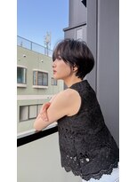 アグ ヘアー ネスト 茨木店(Agu hair nest)&nbsp;大人ショートボブ 20代30代40代ヘア 小顔 大阪クビレ茨木