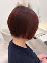 ストーリア 池上店(STORIA) 髪質改善カラーでショートヘアのまとまりもUP!