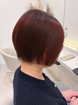ストーリア 池上店(STORIA) 髪質改善カラーでショートヘアのまとまりもUP!