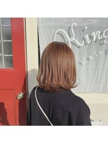 キングスベリー(Hair Relaxation King's Berry) クリアベージュデザインカラー11.7