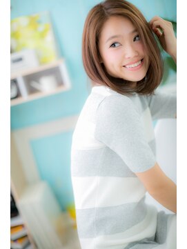 ミック 日暮里店(miq) シンプル可愛い☆好感ストレート【miq日暮里】