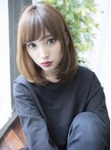 エストリア栄店 オトナ可愛い流し前髪ワンカールby平岩