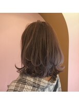 フィッシュ(fish)&nbsp;外ハネミディ×ラベンダー