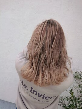 イデー ヘアサロン(idee Hair Salon) idee　LadiesStyle　《KOIKE》鎖骨ロブ×ハイライトカラー