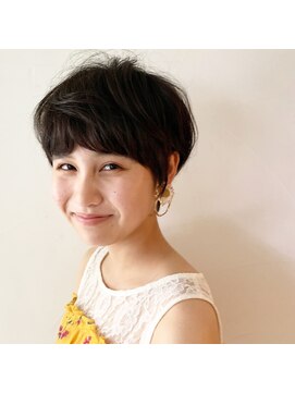 キミドリ(KIMIDORI) 大人可愛い×マッシュ×丸み30代40代50代恵比寿ショート