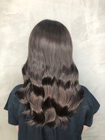 ジーナ セントラル銀座(Zina)&nbsp;セシルカットフリンジウェーブ×大人かわいい前髪ココアブラウン