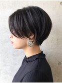 小顔丸みショートボブ 清澄白河ショート