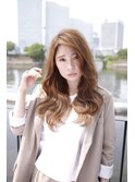 SOLセンター南/かきあげロング/ヨシンモリ/キャラメルベージュ