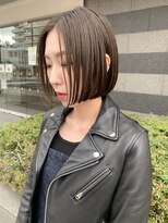 モリオ フロム ロンドン サッポロファクトリー店(morio FROM LONDON)&nbsp;【morio札幌】札幌ボブ髪型 大人かわいい黒髪ぱつっとボブ