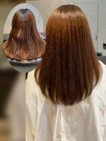 ダブルオーバイオーバーレイ 武蔵新城(w/o by Overlay)&nbsp;自然に仕上がる縮毛矯正【施術例】〔武蔵新城〕〔縮毛矯正〕