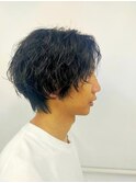 波ウェーブ スパイラル パーマ(メンズ)【CERCA高田馬場/新宿】