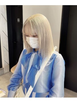 ソワンドゥブレス 瓜破店(soin de brace) 【辻快樹】ケアブリーチ/ホワイトブロンド