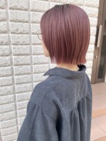 プチメゾントウキョウ(Petit Maison Tokyo) スモーキーピンク_切りっぱなしボブ