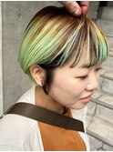 【BEAT S】　ルーツカラー/ペールグリーン/ケアブリーチ/矢場町