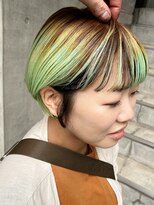 ビートス(BEAT S)&nbsp;【BEAT S】　ルーツカラー/ペールグリーン/ケアブリーチ/矢場町