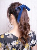 ゆる巻きポニー