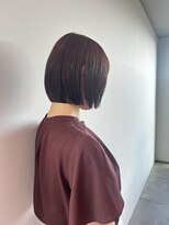 トップヘアーヒルズ 安城(TOP HAIR HILLS)&nbsp;軽くしすぎたくない方へのまとまるボブ/アッシュブラック