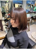 くびれミディアム マッシュウルフ ウルフボブ