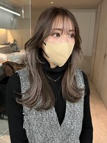 サイン 表参道(SIGN)&nbsp;韓国ヘアイメチェンハッシュカット似合わせカットレッドブラウン