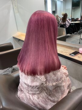 ベレーザ 渋谷(BELEZA) 6800ニュアンスカラーカシスレッドベビーピンクハイトーンカラー