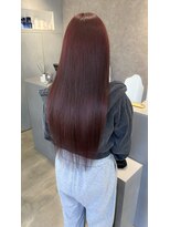ユーフォリア 新宿通り(Euphoria) ピンクブラウン/ブリーチなし/暖色系カラー/韓国風/ツヤ髪