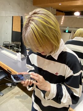 ケシキ 佐賀(keshiki) ホワイトベージュ×イエロー