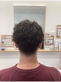 ツイストスパイラルパーマ&ツーブロック
